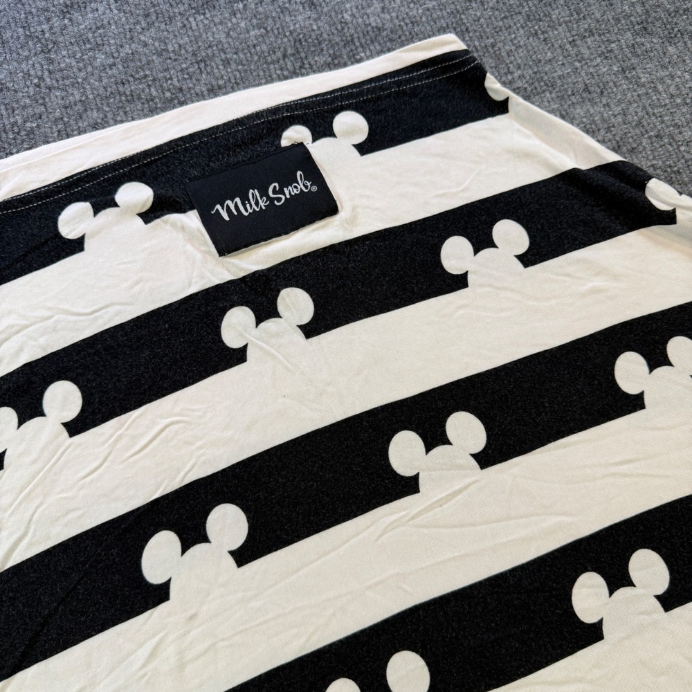 Milk Snob Disney Mickey Mouse 5-in-1 Multi-Use Nursing Car Seat Cover Stripes
